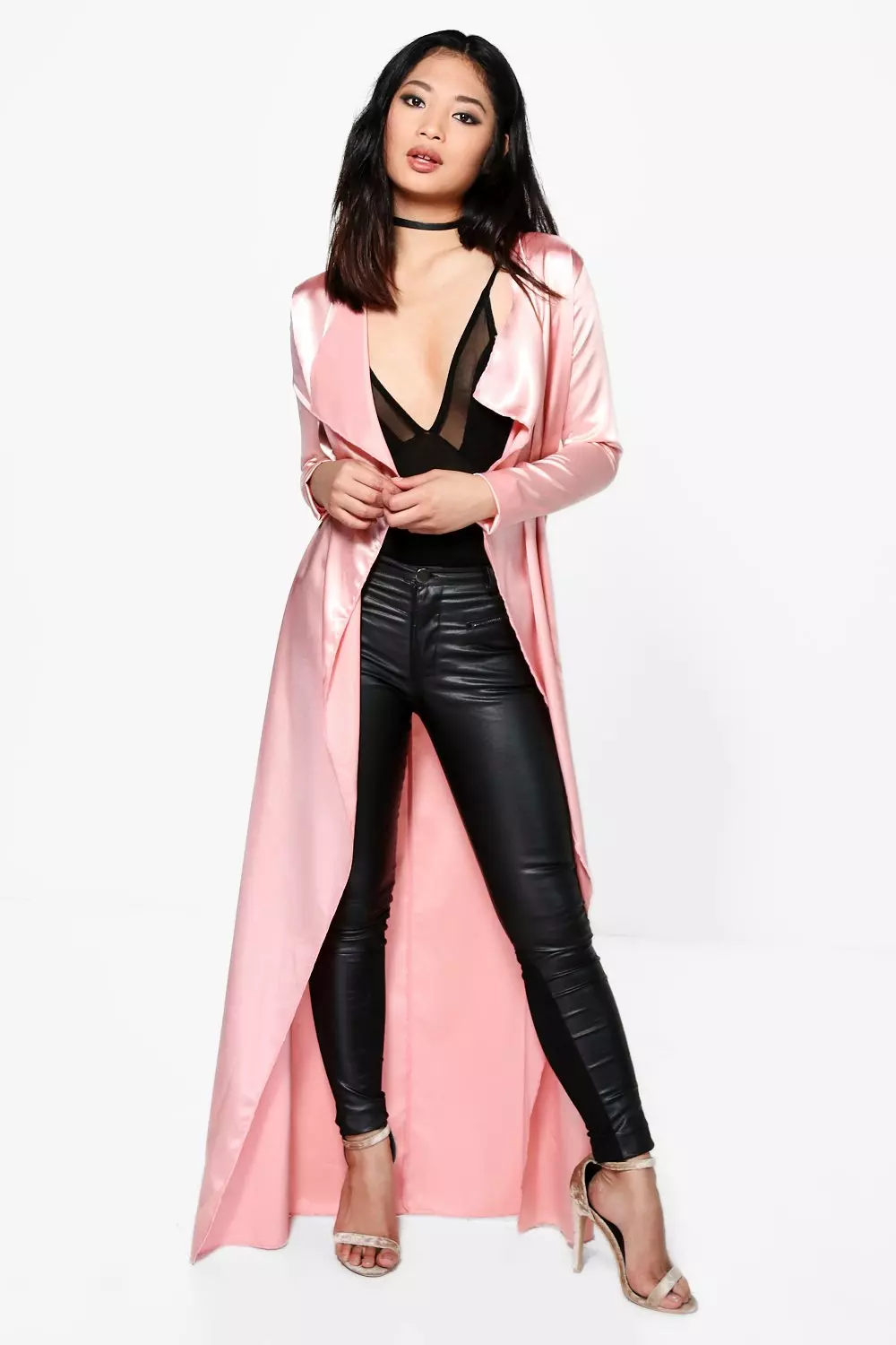 Pink 2025 duster jacket